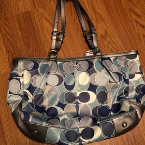 Coach Scarf Tote Bag
